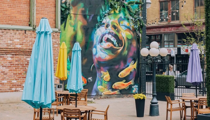 A community event on an Ottawa mainstreet